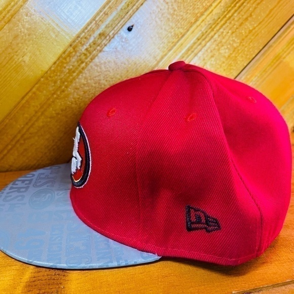 new era San Francisco 49ers fitted cap 7 3/4 - Picture 3 of 3